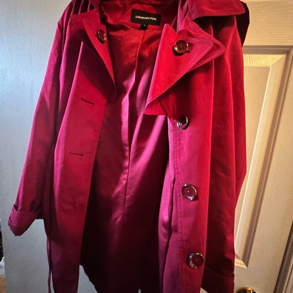 London Fog Vibrant Red Outerwear